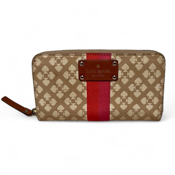kate spade Handbags - Kate Spade Stucco Beige and Tan Long Wallet